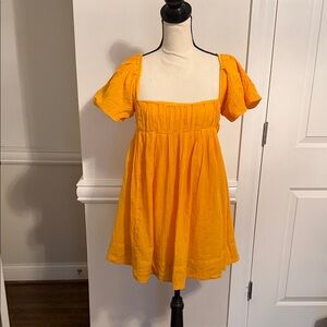 Free People open back mini dress